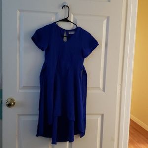 Blue dress (Poppies and Roses)